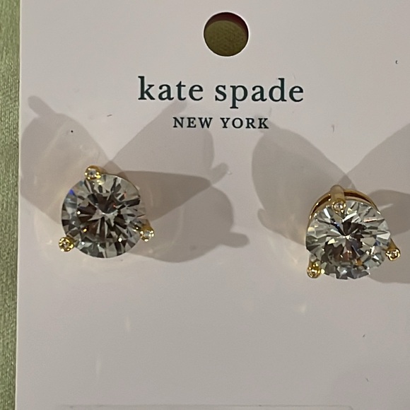 Lot of 2 Kate Spade Cubic Zirconia Earrings - Picture 2 of 5